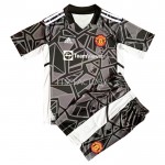 Camisolas de futebol Manchester United Guarda Redes Criança Equipamento Alternativa 2022/23 Manga Curta